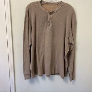 High Sierra tan thermal Henley
